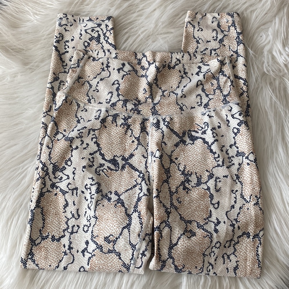 Allfenix White Python Snakeskin Snake Printed 7/8… - image 3